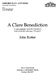 John Rutter: A Clare Benediction: SATB: Vocal Score