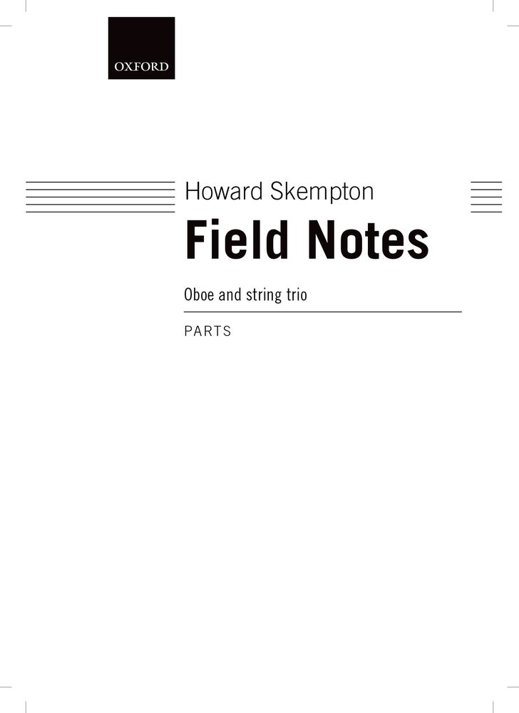 Howard Skempton: Field Notes: Oboe: Parts