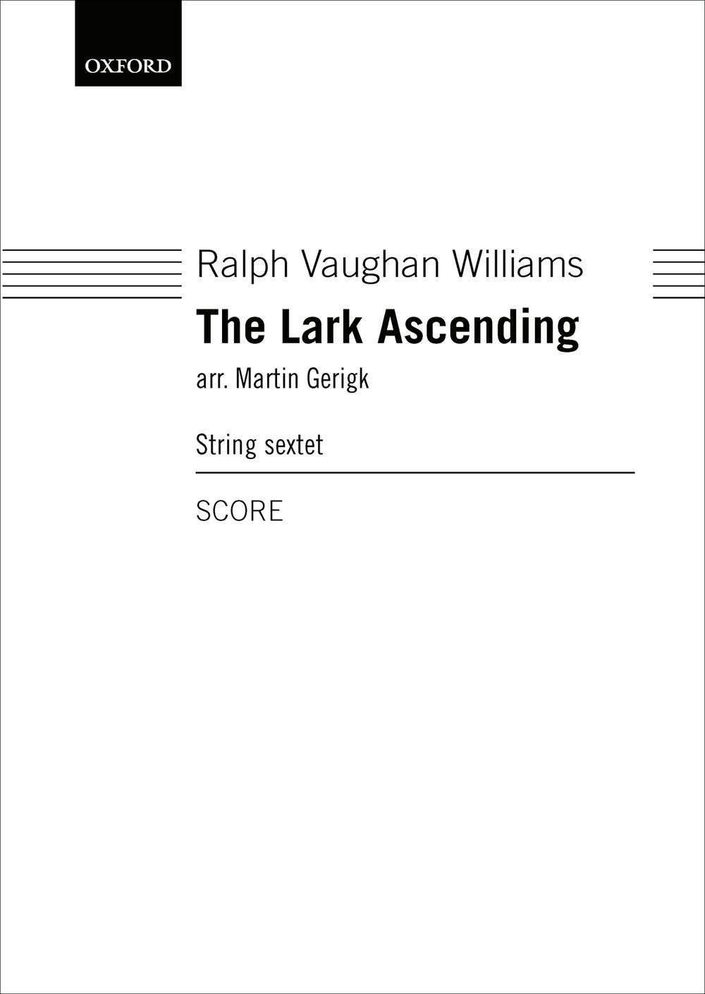 Ralph Vaughan Williams: The Lark Ascending: Score