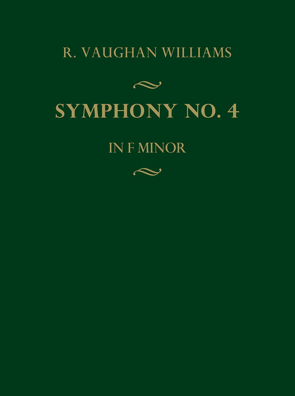 Ralph Vaughan Williams: Symphony No.4: Score