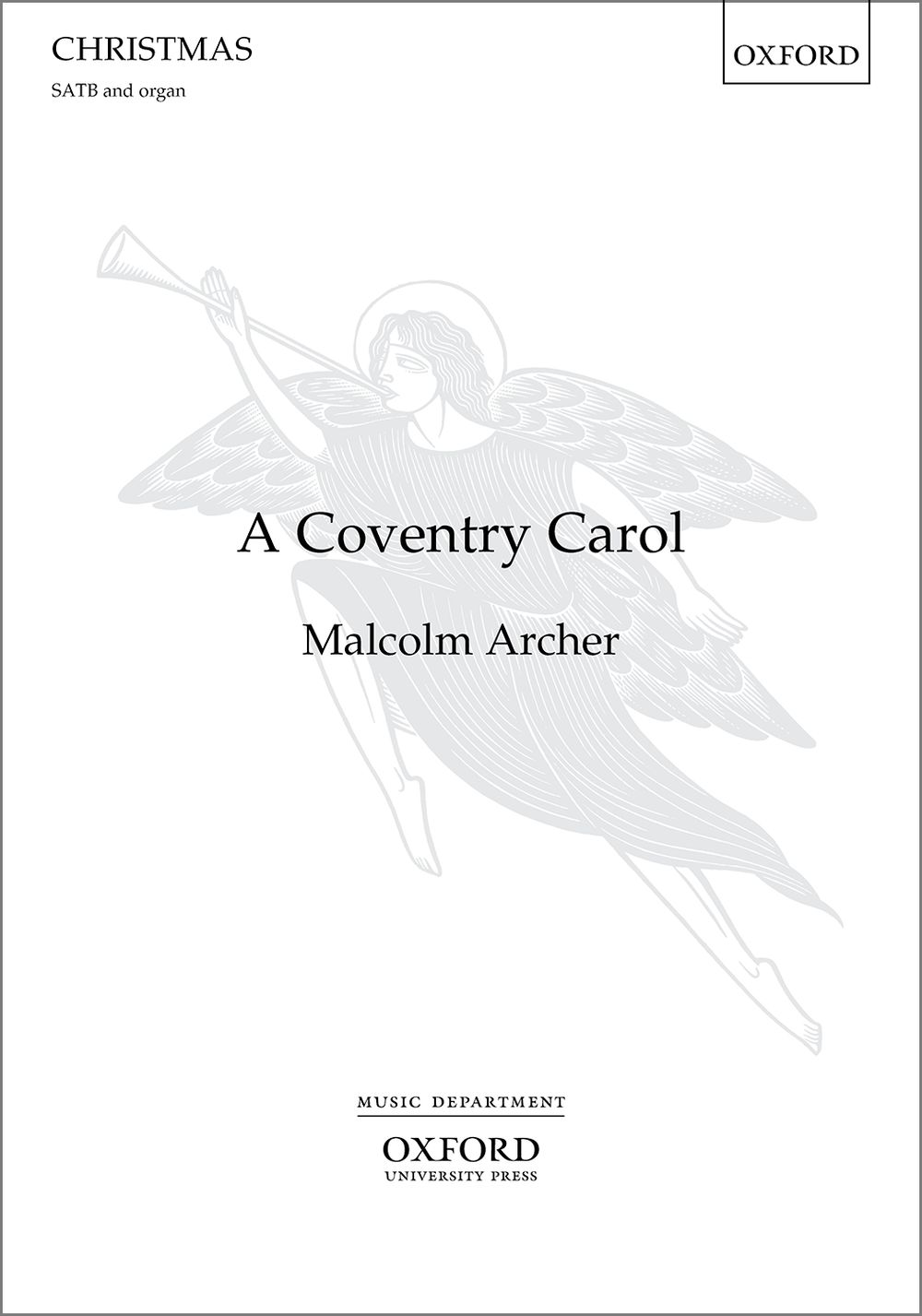 Malcolm Archer: A Coventry Carol: SATB: Vocal Score
