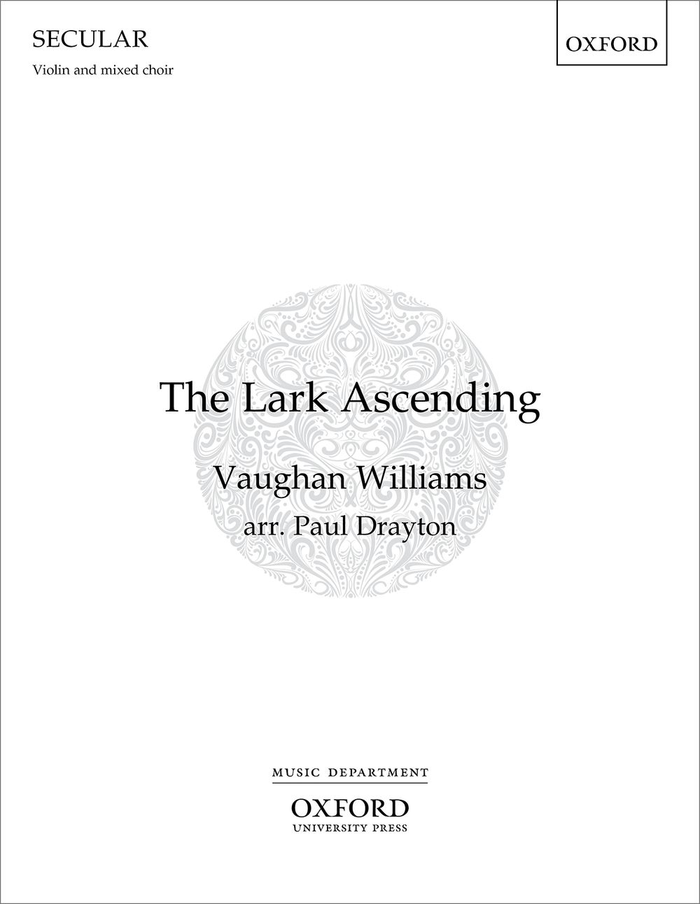 Ralph Vaughan Williams: The Lark Ascending: Mixed Choir: Vocal Score