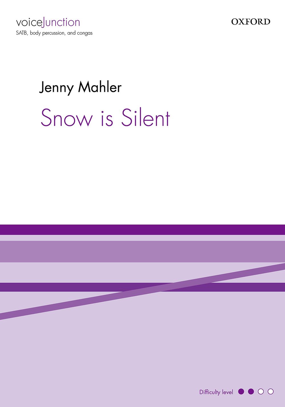 Jenny Mahler: Snow is silent: Mixed Choir and Accomp.: Vocal Score
