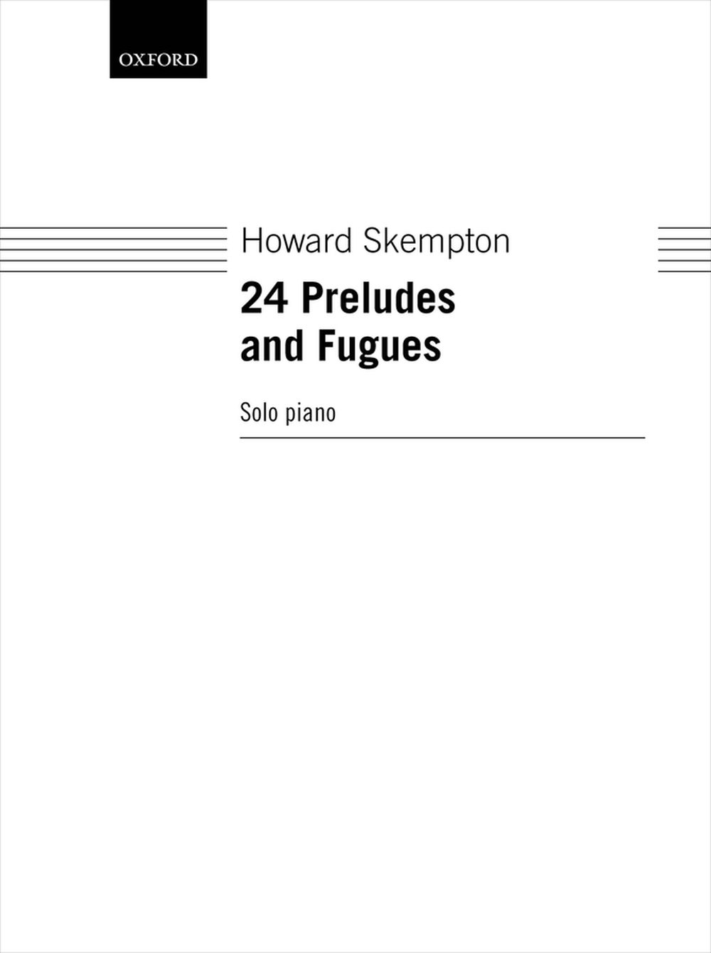 Howard Skempton: 24 Preludes and Fugues: Piano: Instrumental Album