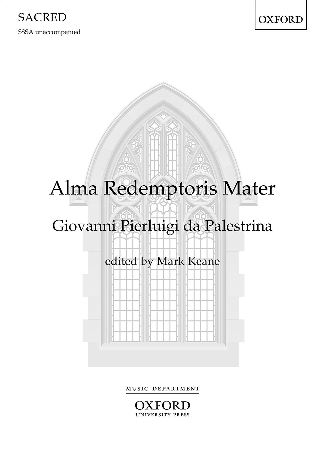 Giovanni Pierluigi da Palestrina: Alma Redemptoris Mater: Upper Voices A