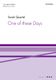 Sarah Quartel: One of these Days: Mixed Choir and Piano/Organ: Choral Score