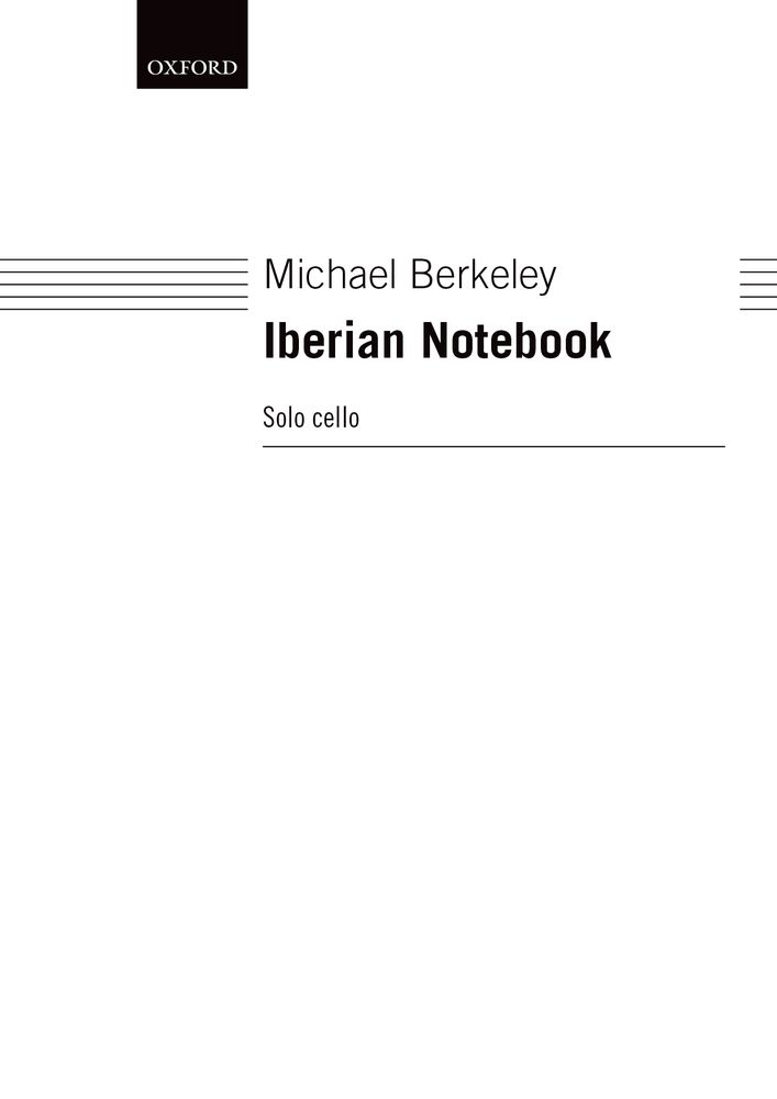 Michael Berkeley: Iberian Notebook: Cello: Instrumental Work
