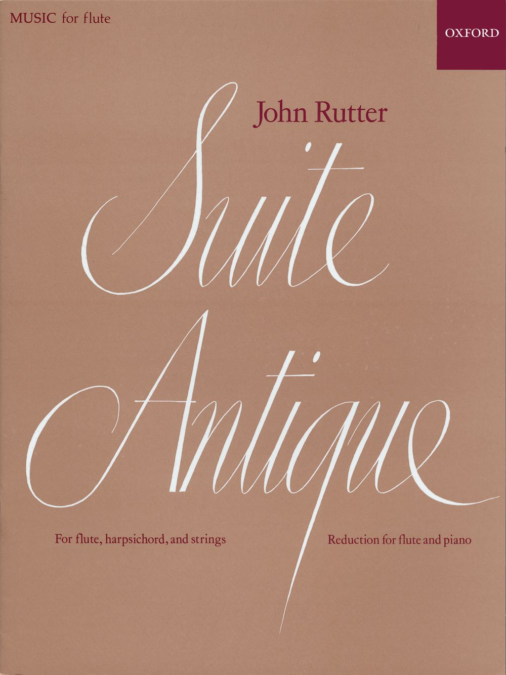 John Rutter: Suite Antique For Flute And Piano: Flute: Instrumental Work