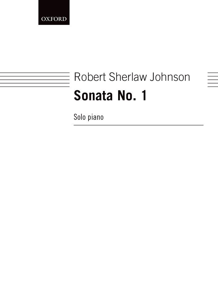 Robert Sherlaw Johnson: Sonata No. 1: Piano: Instrumental Work