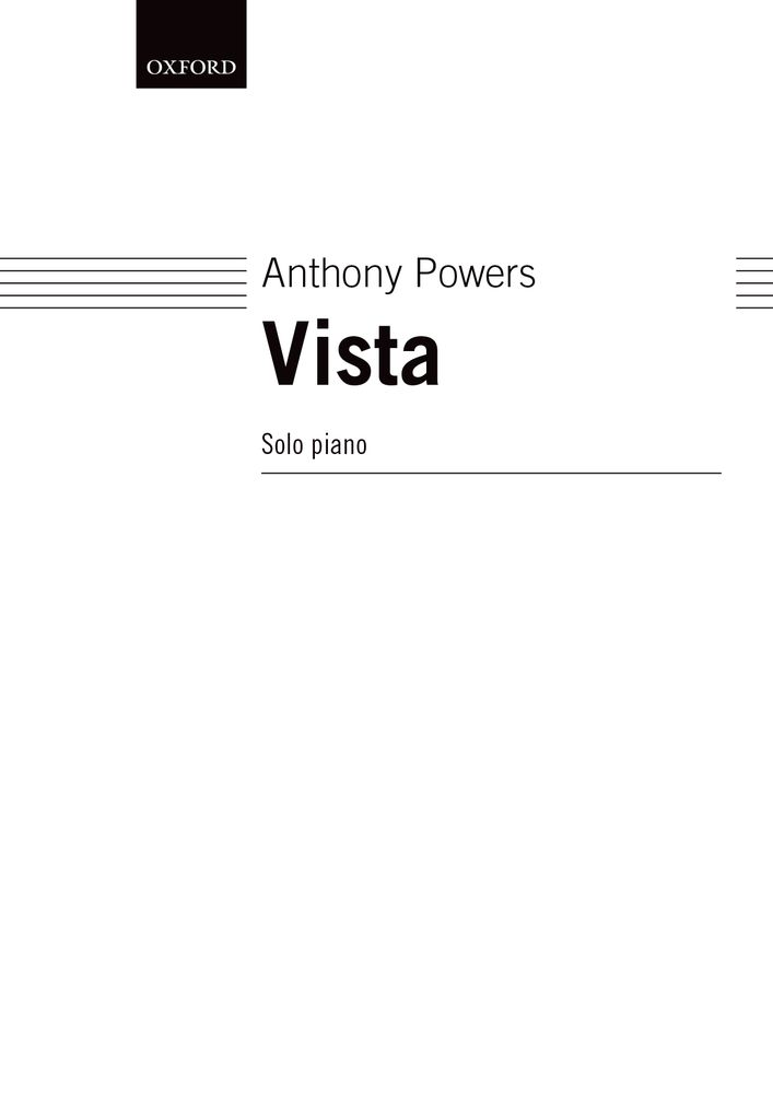 Anthony Powers: Vista: Piano: Instrumental Work