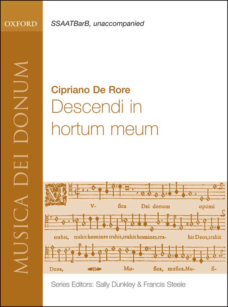 Cipriano de Rore: Descendi in hortum meum: Mixed Choir: Vocal Score