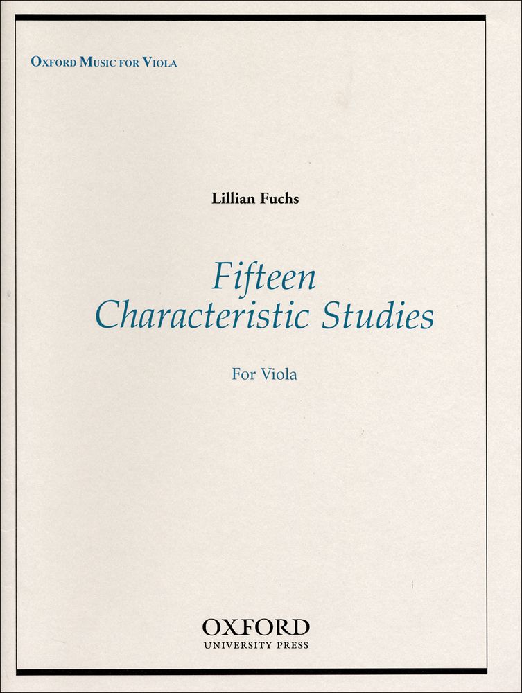 Lillian Fuchs: Fifteen Characteristic Studies for Viola: Viola: Instrumental