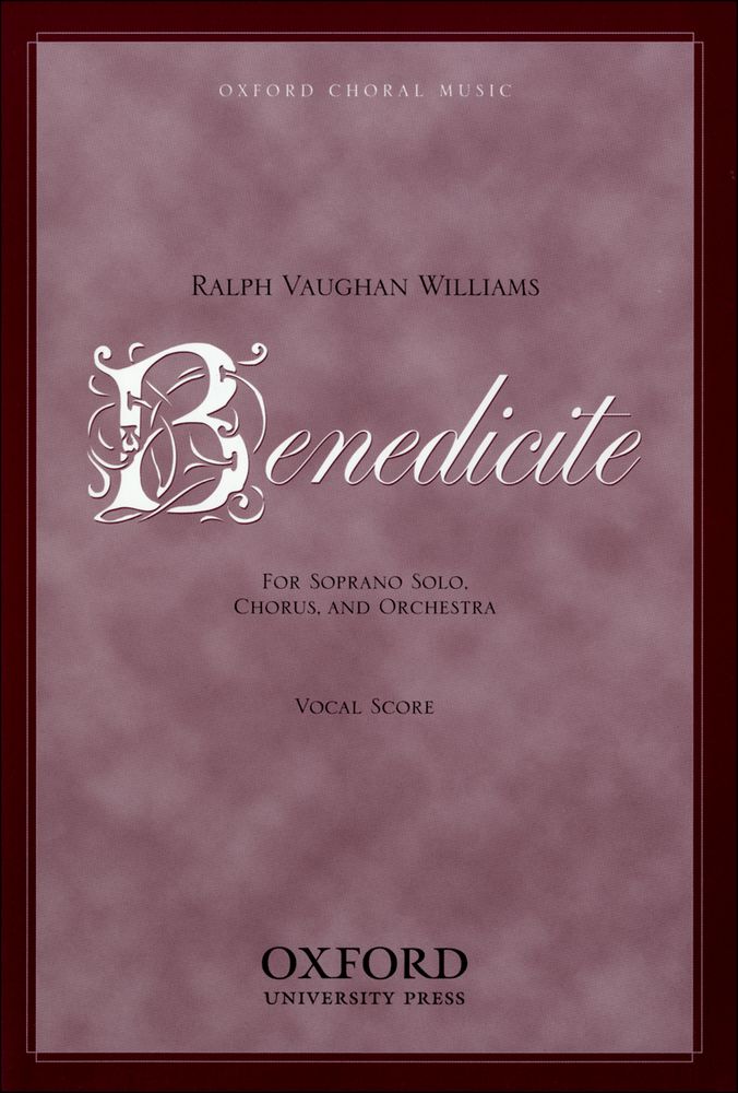 Ralph Vaughan Williams: Benedicite: Mixed Choir: Vocal Score