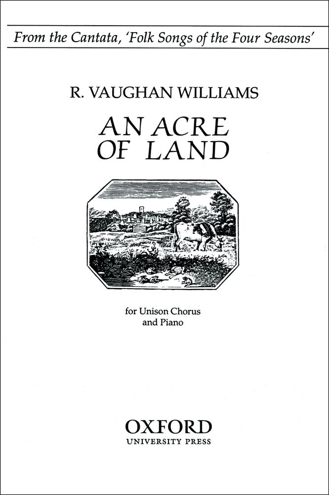 Ralph Vaughan Williams: An Acre Of Land: Mixed Choir: Vocal Score