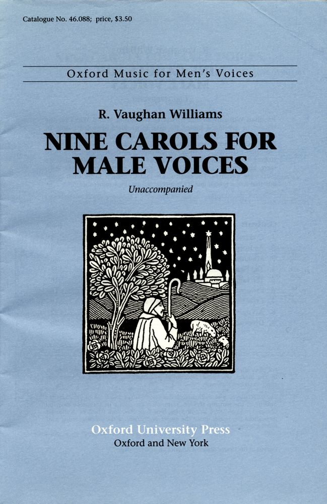 Ralph Vaughan Williams: Nine Carols For Male Voices: Mixed Choir: Vocal Score