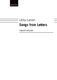 Libby Larsen: Songs From Letters: Voice: Vocal Score