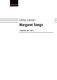 Libby Larsen: Margaret Songs: Voice: Vocal Score