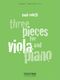Paul Coletti: Three Pieces for Viola and Piano: Viola: Instrumental Work