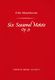 Felix Mendelssohn Bartholdy: Six Seasonal Motets Op.79: Mixed Choir: Vocal Score
