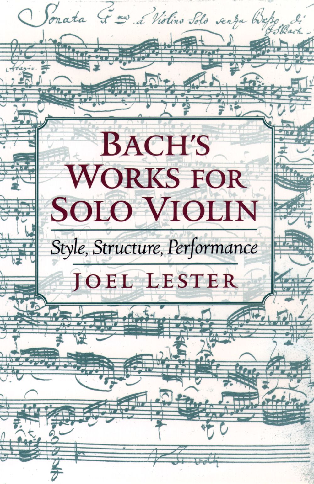 Bach's Works for Solo Violin: Instrumental Album