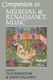 Tess Knighton David Fallows: Companion to Medieval and Renaissance Music: