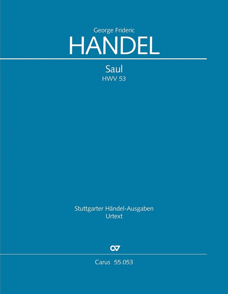 Georg Friedrich Hndel: Saul: Orchestra: Score