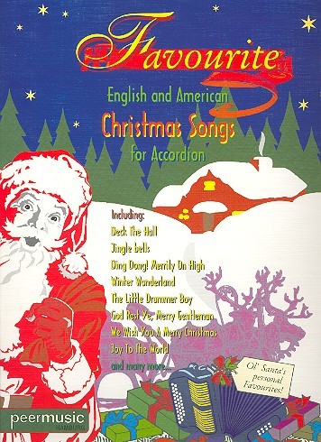 Favourite English and American Christmas Songs: Accordion: Mixed Songbook
