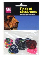 Pure Tone: Pack Of Plectrums (10 Assorted): Guitar: Plectrum