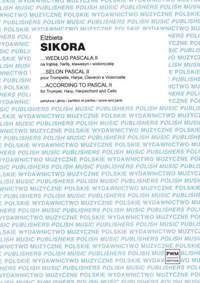 Elzbieta Sikora: According To Pascal II: Ensemble: Score and Parts