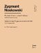 Noskowski, Zygmunt : Livres de partitions de musique