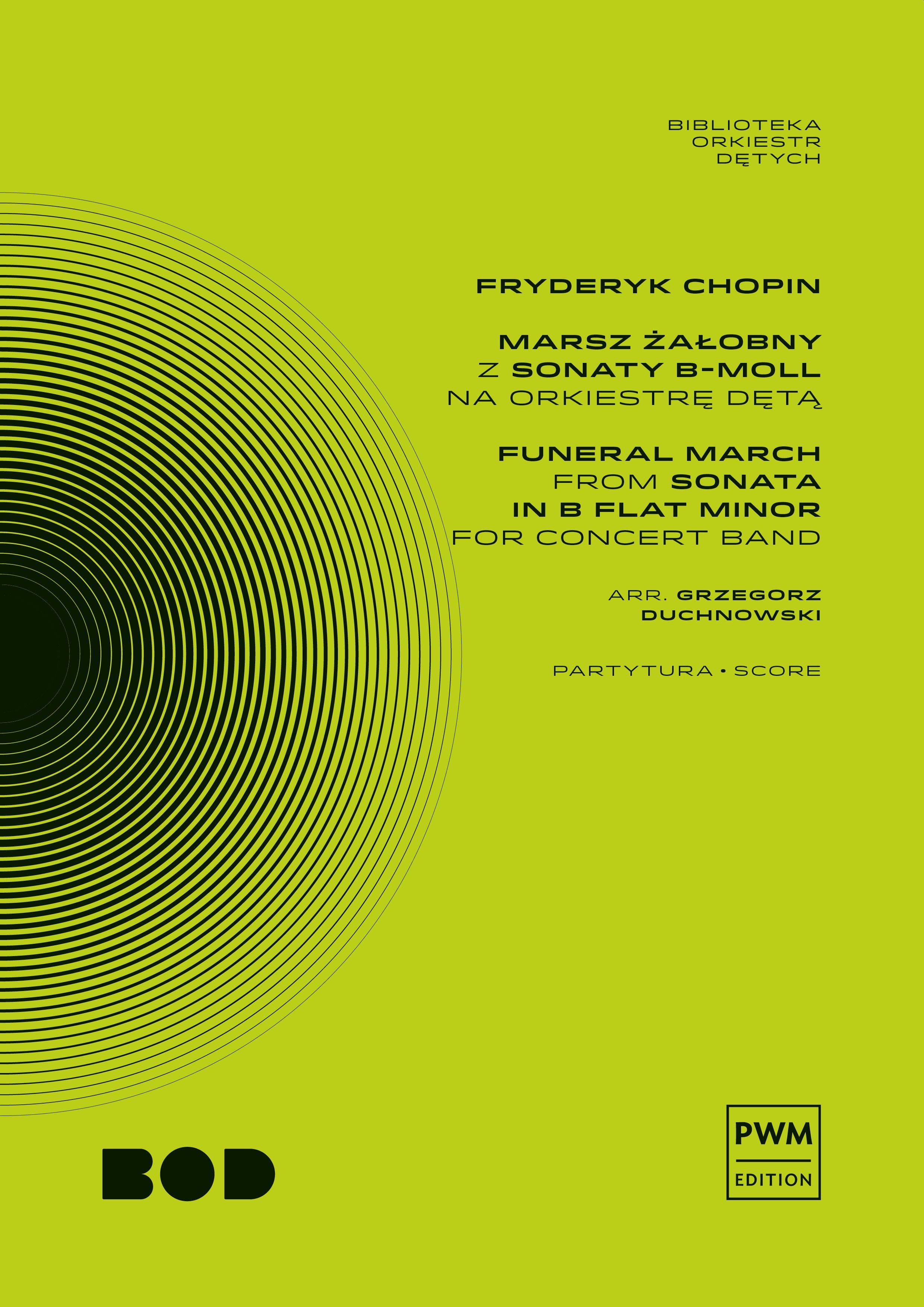 Frdric Chopin: Funeral March From Sonata In B Flat Minor: Concert Band: Score
