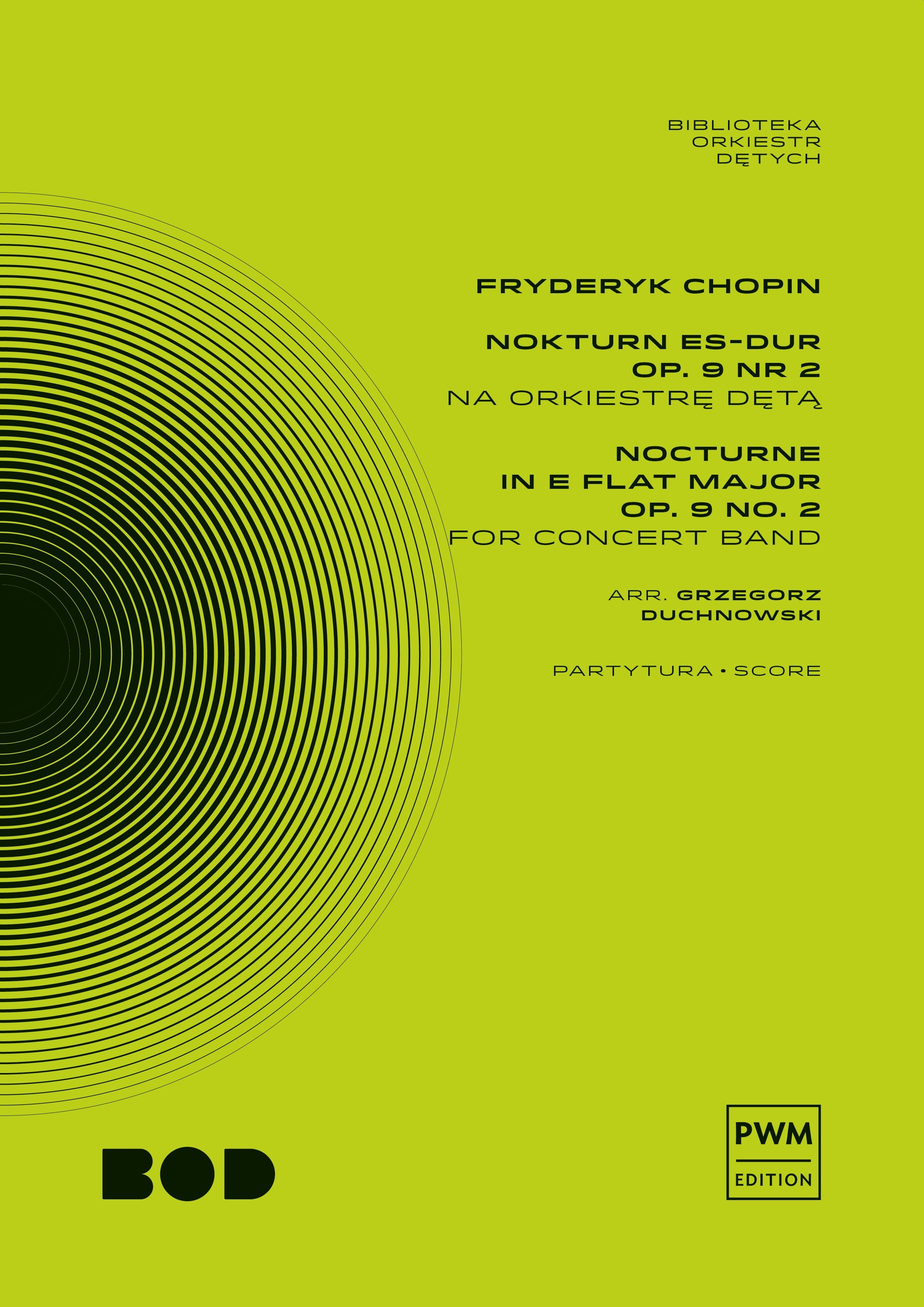 Frdric Chopin: Nocturne In E Flat Major Op.9 No.2: Concert Band: Score and