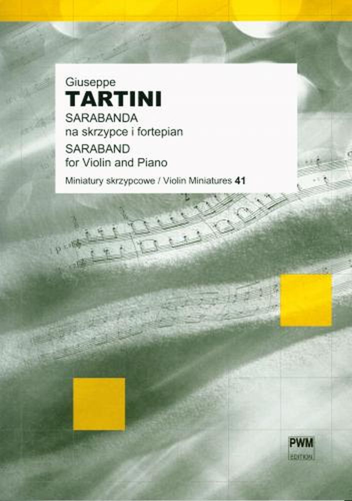 Giuseppe Tartini: Saraband: Violin: Instrumental Work