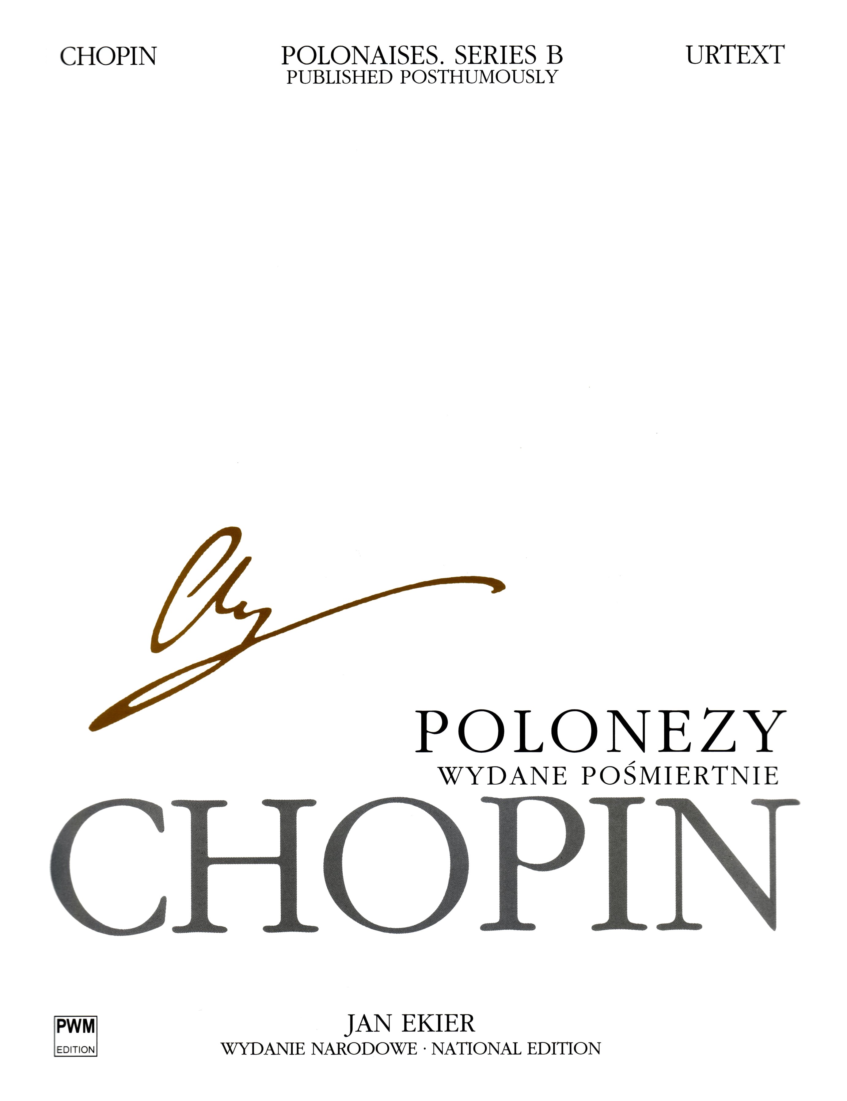 Frdric Chopin: Polonaises Published Posthumously B 2: Piano: Instrumental