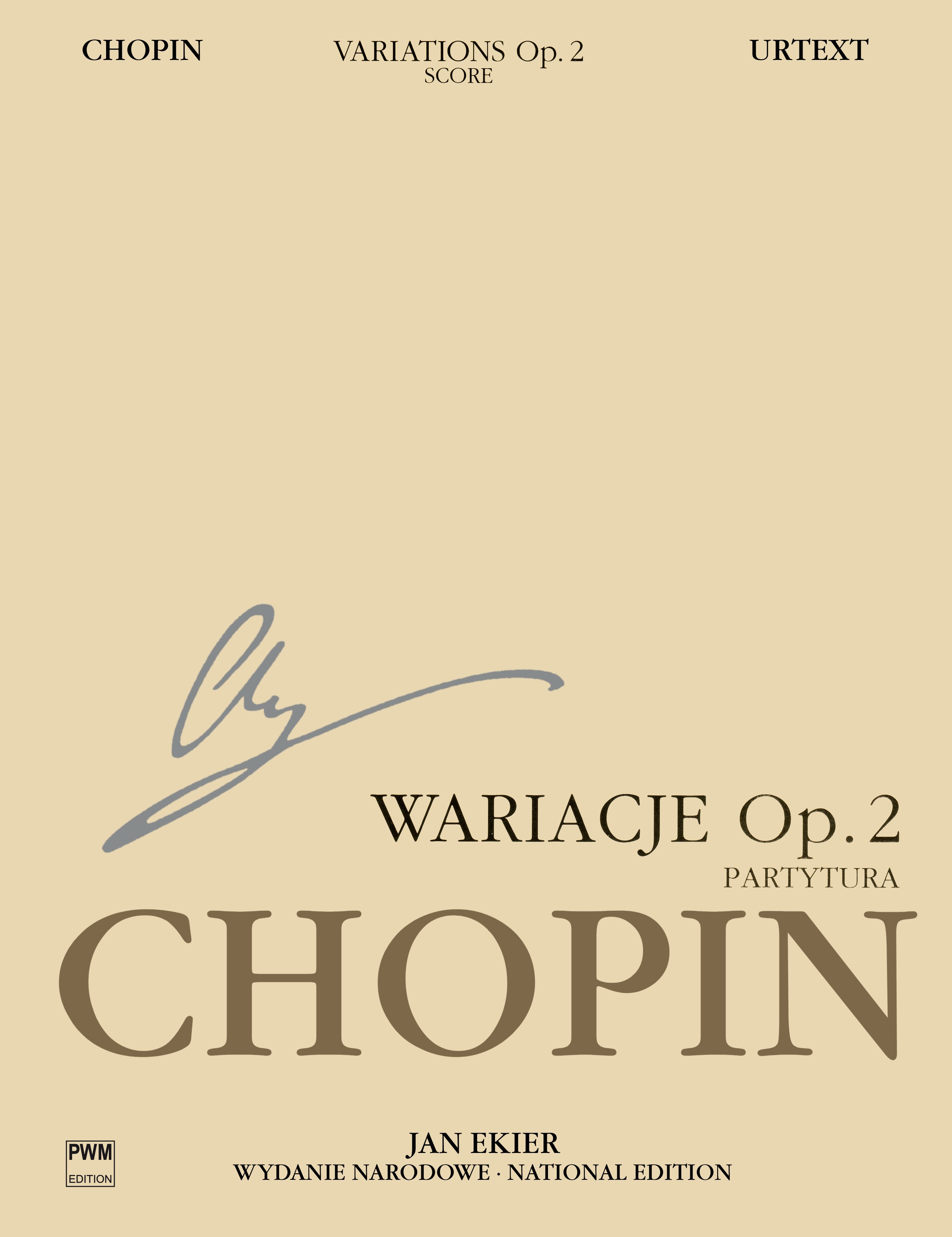 Frdric Chopin: Variations On La Ci Darem La Mano Fr. Don Giovanni: Piano: