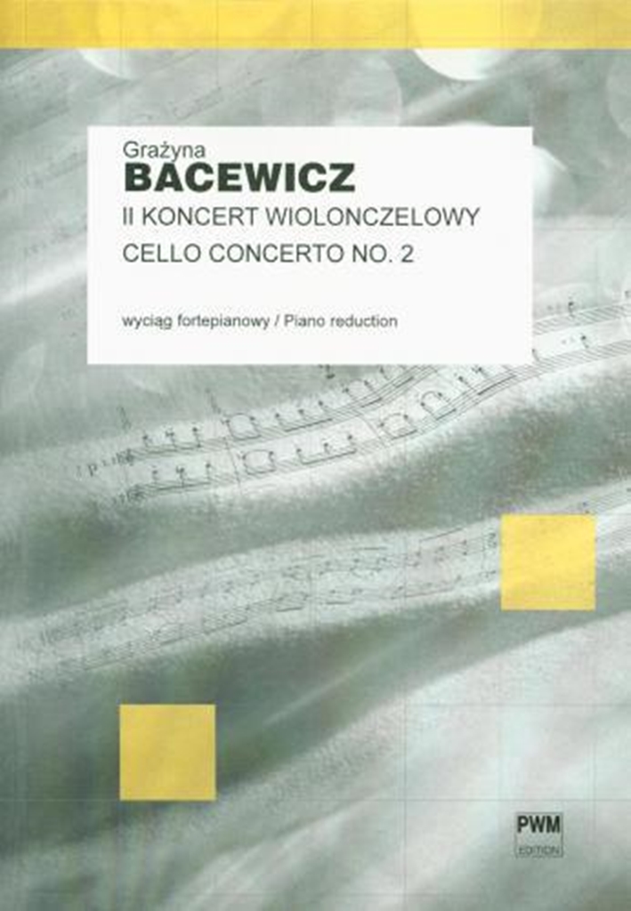 Grazyna Bacewicz: Cello Concerto No. 2: Cello: Parts