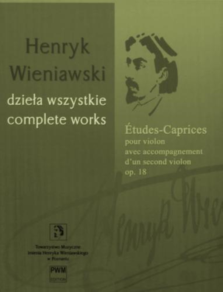 Henryk Wieniawski: �tudes-Caprices Op. 18 For 2 Violins: Violin Duet: Study