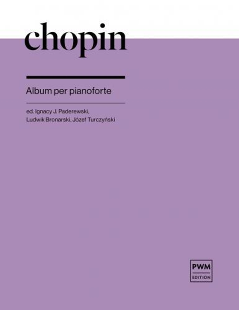 Frédéric Chopin: Chopin Album per pianoforte: Piano: Instrumental Album