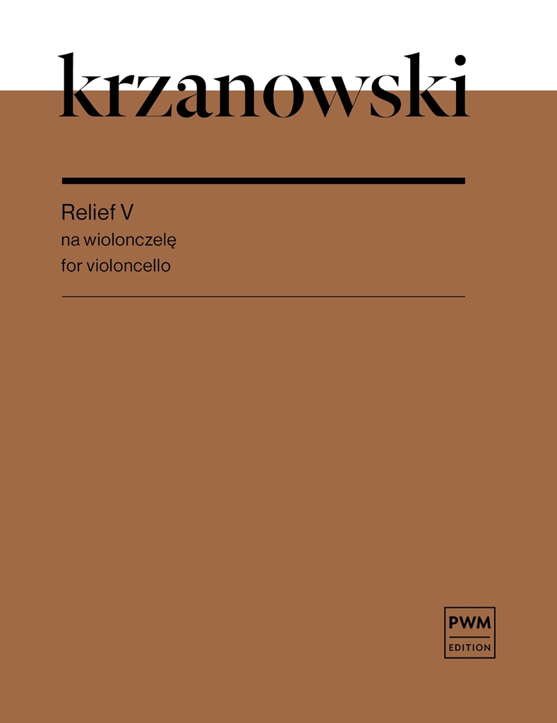 Andrzej Krzanowski: Relief V Per Violoncello Solo: Cello: Instrumental Work