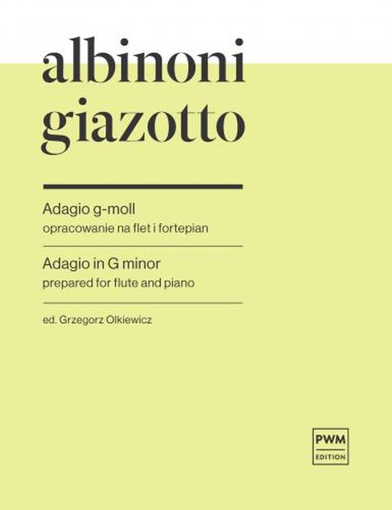 Tomaso Albinoni: Adagio In G Minor: Flute: Instrumental Work