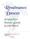 Renaissance Duets: Clarinet Ensemble: Score and Parts