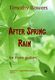 Timothy Bowers: After Spring Rain: Guitar Ensemble: Score