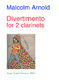 M. Arnold: Divertimento Op. 135: Clarinet Duet: Instrumental Album