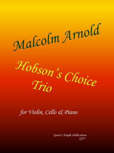 Arnold: Hobson's Choice: Chamber Ensemble: Instrumental Album