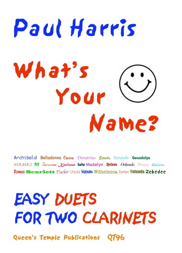 Paul Harris: What's Your Name: Clarinet Duet: Instrumental Album