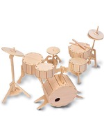 Quay Woodcraft Construction Kit Drums: Construction