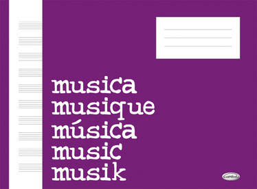 Quaderno Di Musica (Block  Cahier De Musique): Manuscript