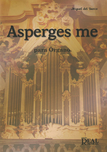 Asperges Me para rgano: Organ: Instrumental Work