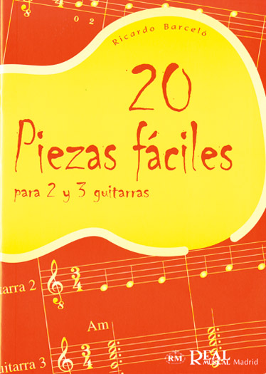 Ricardo Barcel: 20 Piezas Fciles para 2 y 3 Guitarras: Guitar Duet: Mixed