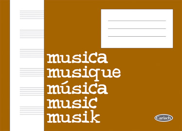 Quaderno Di Musica (Block  Cahier De Musique): Manuscript